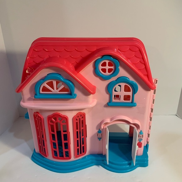 Pink and Turquoise Playhouse - House Only - Picture 2 of 16